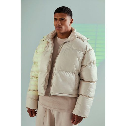 Doudoune oversize à capuche - Boohooman - Modalova