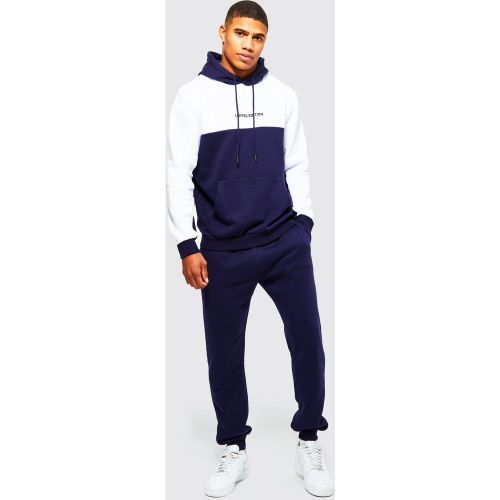 Ensemble de survêtement oversize color block - Official - S - Boohooman - Modalova
