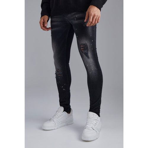 Jean super skinny déchiré - 36R - Boohooman - Modalova