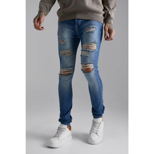 Jean skinny déchiré - 32R - Boohooman - Modalova