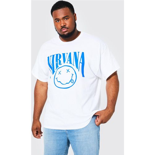 Grande taille - T-shirt à imprimé Nirvana - XXL - Boohooman - Modalova