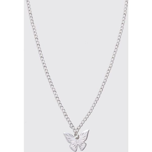 Collier à pendentif papillon - ONE SIZE - Boohooman - Modalova