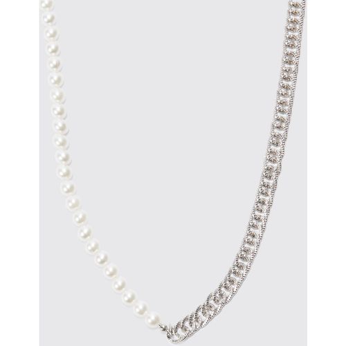 Collier perlé à chaîne épaisse - ONE SIZE - Boohooman - Modalova