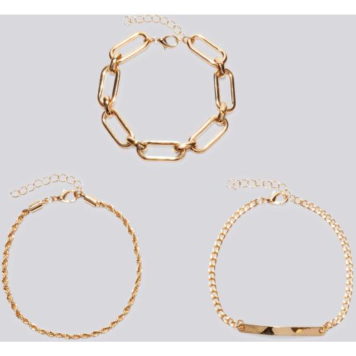Bracelet en chaîne épaisse - ONE SIZE - Boohooman - Modalova