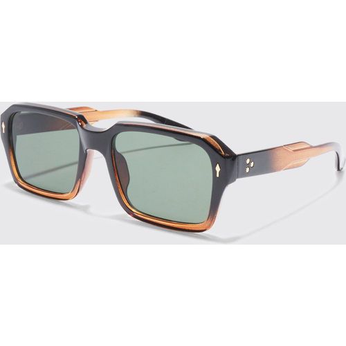 Lunettes de soleil carrées - ONE SIZE - Boohooman - Modalova