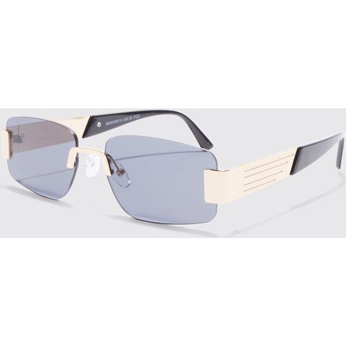 Lunettes de soleil rectangulaires - ONE SIZE - Boohooman - Modalova