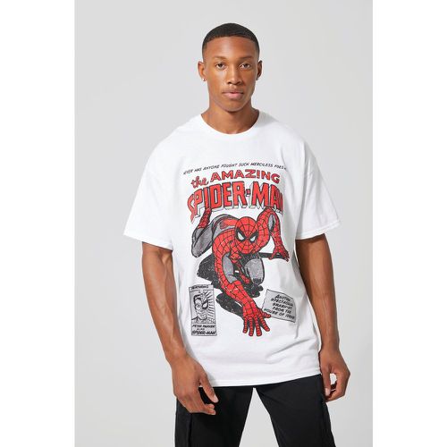 T-shirt oversize à imprimé Spider-Man - Boohooman - Modalova