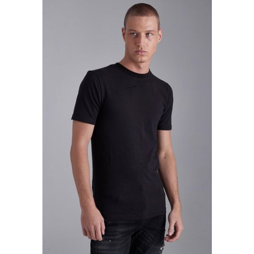 T-shirt moulant à col ras-du-cou - L - Boohooman - Modalova