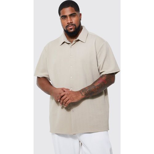 Grande taille - Chemise en jersey à manches courtes - S - Boohooman - Modalova