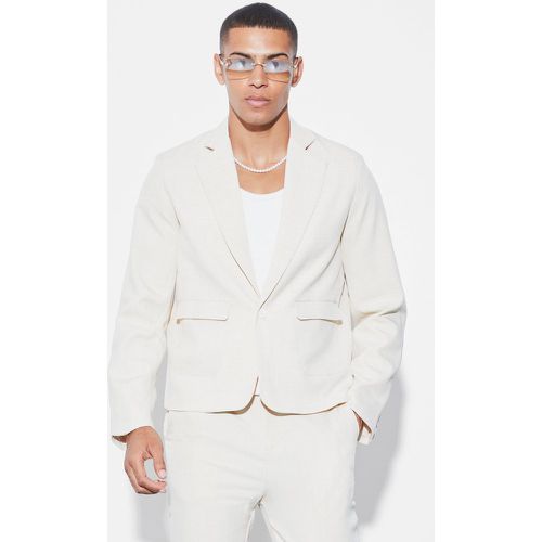 Veste de costume cintrée unie - Boohooman - Modalova