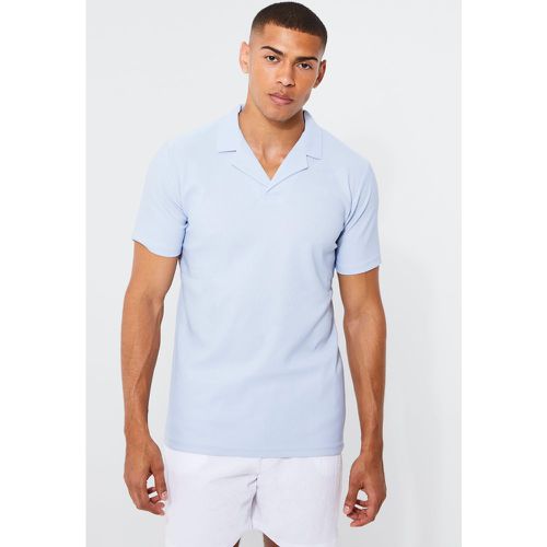 Polo cintré côtelé - M - Boohooman - Modalova