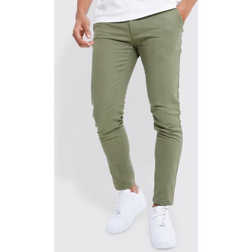 Pantalon chino skinny - 28 - Boohooman - Modalova