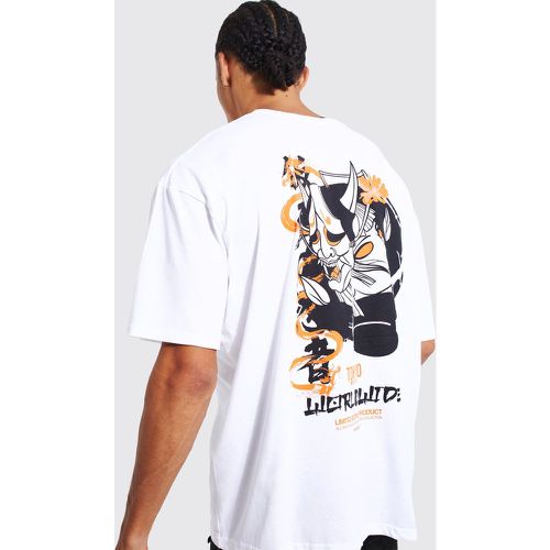 Tall - T-shirt oversize imprimé Tokyo - Boohooman - Modalova