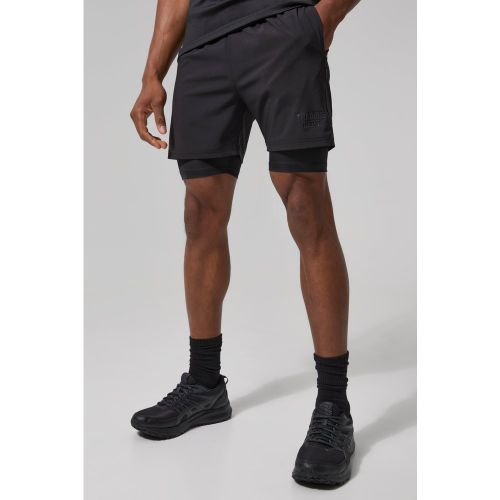 Short de sport 2 en 1 - MAN Active homme - 2XL - Boohooman - Modalova
