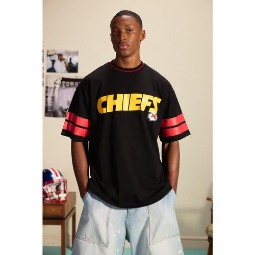 T-shirt oversize imprimé NFL Chiefs - Boohooman - Modalova