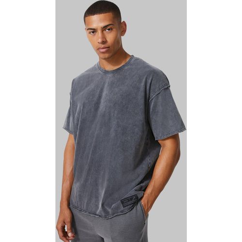 T-shirt oversize surteint - MAN Active - S - Boohooman - Modalova