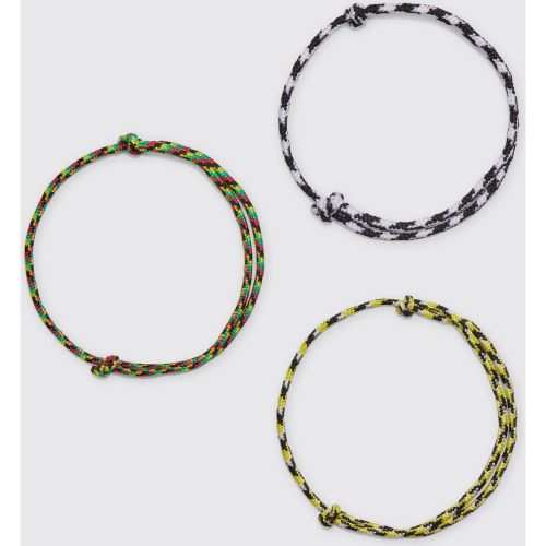 Lot de bracelets - ONE SIZE - Boohooman - Modalova