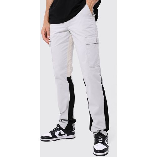 Tall - Pantalon cargo droit - - 38R - Boohooman - Modalova