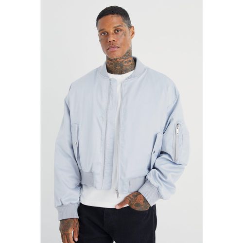 Bomber ample matelassé homme - Boohooman - Modalova