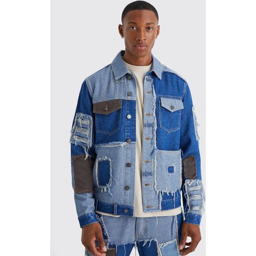 Veste en jean - L - Boohooman - Modalova