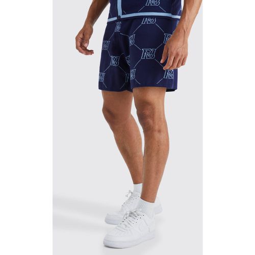 Short ample imprimé monogramme - L - Boohooman - Modalova