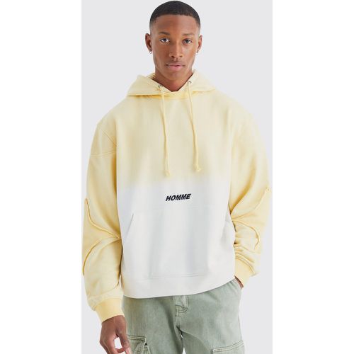 Sweat à capuche oversize homme - L - Boohooman - Modalova