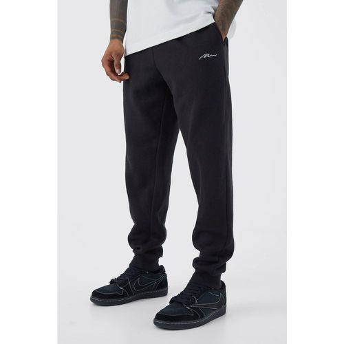 Jogging droit à logo - MAN - XS - Boohooman - Modalova