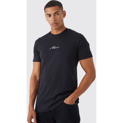 T-shirt MAN brodé - XS - Boohooman - Modalova