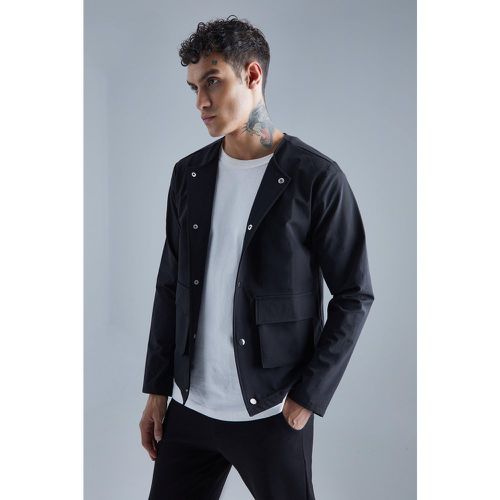 Bomber technique sans col homme - M - Boohooman - Modalova