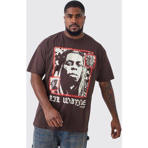 Grande taille - T-shirt officiel Lil Wayne - XXXXXL - Boohooman - Modalova