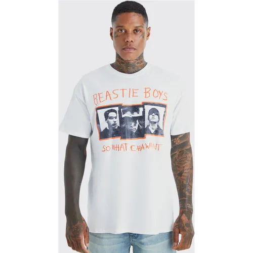 T-shirt oversize à imprimé Beastie Boys - Boohooman - Modalova