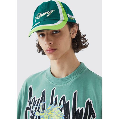 Casquette délavée à écusson moto - ONE SIZE - Boohooman - Modalova