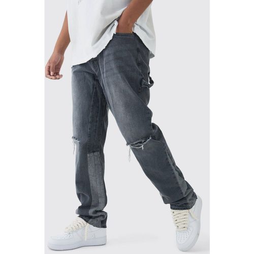 Tall - Jean charpentier droit - 30 - Boohooman - Modalova