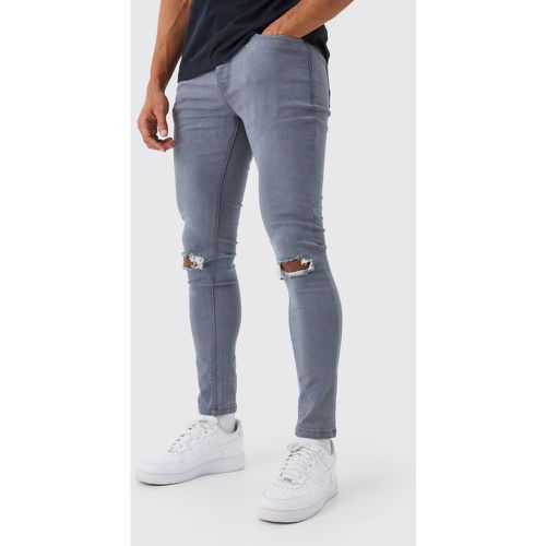 Jean super skinny déchiré - 32R - Boohooman - Modalova