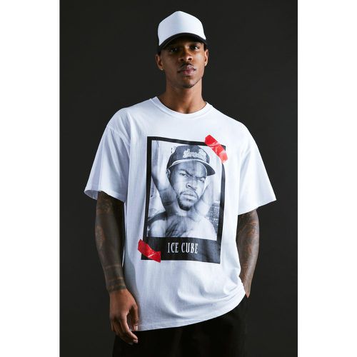 T-shirt oversize imprimé Ice Cube - Boohooman - Modalova