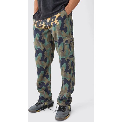 Pantalon cargo large à nouer - 28 - Boohooman - Modalova