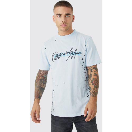 T-shirt oversize imprimé graffiti - M - Boohooman - Modalova