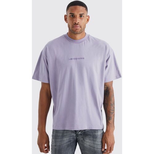 Tall - T-shirt oversize épais à col montant - Boohooman - Modalova