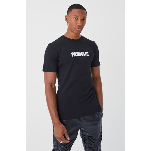 T-shirt épais imprimé - M - Boohooman - Modalova