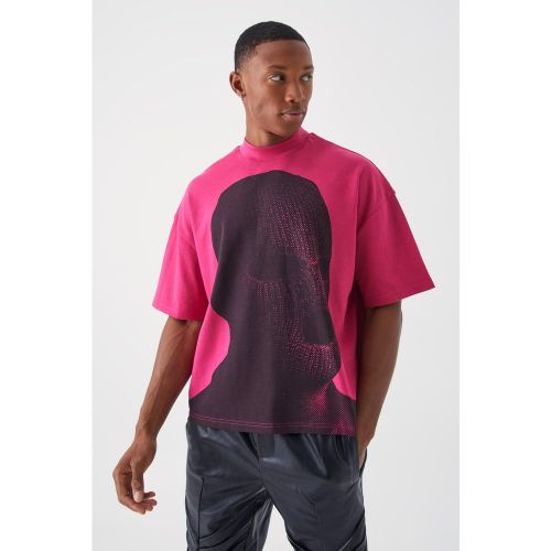 T-shirt oversize imprimé - XL - Boohooman - Modalova