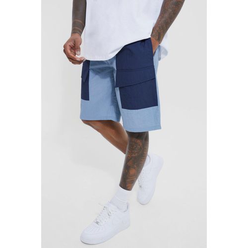 Short cargo léger à taille élastique - S - Boohooman - Modalova