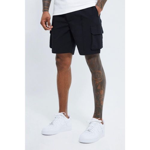 Short cargo à taille élastique - L - Boohooman - Modalova