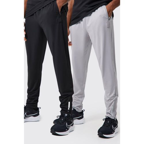 Lot de 2 joggings de sport performance - MAN Active - L - Boohooman - Modalova