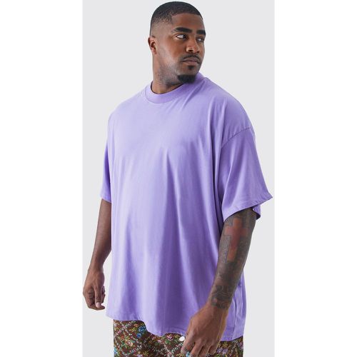 Grande taille - T-shirt oversize épais à col montant - XXXXL - Boohooman - Modalova