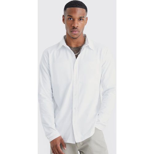 Chemise en jersey à manches longues - S - Boohooman - Modalova