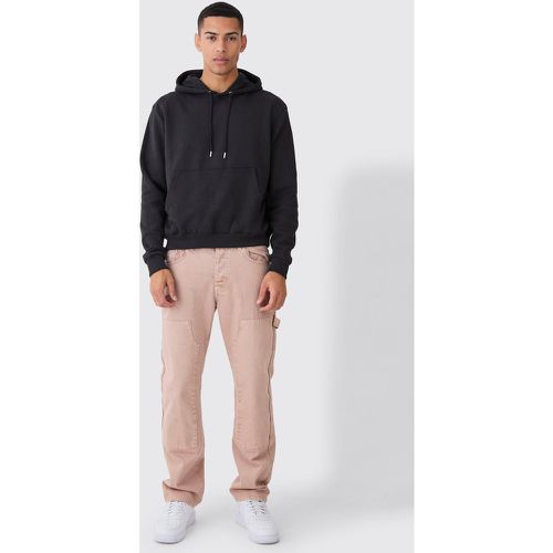 Sweat à capuche basique ample homme - L - Boohooman - Modalova