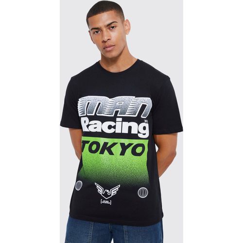 T-shirt imprimé moto Tokyo - Boohooman - Modalova