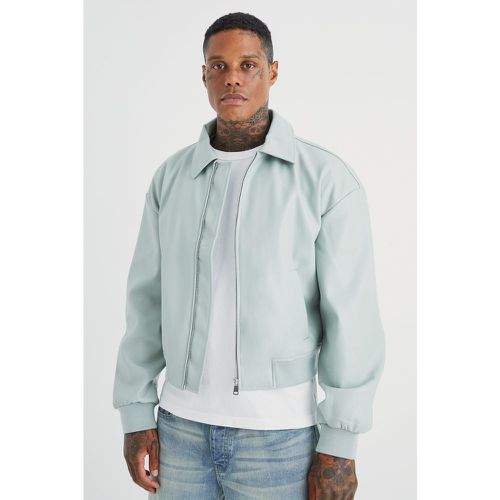 Bomber ample homme - vert - S, vert - Boohooman - Modalova