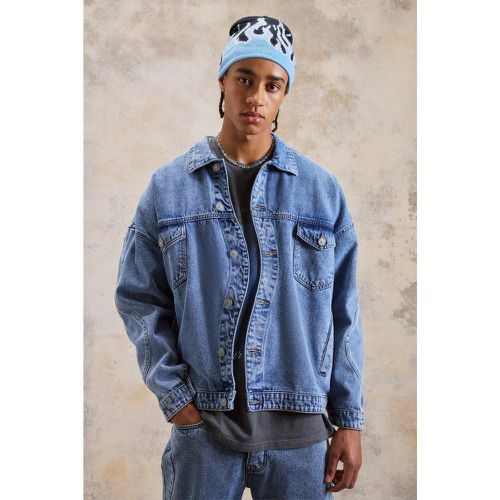 Veste oversize en jean surteint - L - Boohooman - Modalova