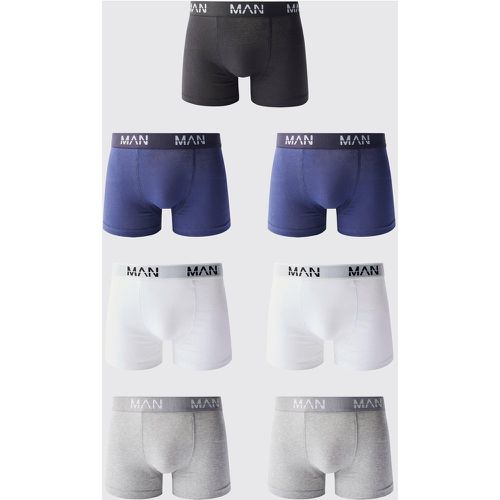 Lot de 7 boxers colorés à inscription - MAN - XL - Boohooman - Modalova